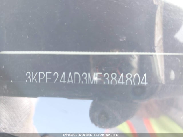 Aukcja sprzedaży 2021 Kia Forte, vin: 3KPF24AD3ME384804, numer aukcji: 12614629