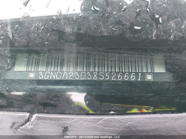 2008 Chevrolet Hhr Lt მანქანა იყიდება აუქციონზე, vin: 3GNDA23D38S526661, აუქციონის ნომერი: 12602978