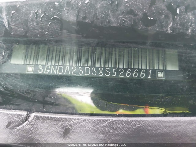 2008 Chevrolet Hhr Lt მანქანა იყიდება აუქციონზე, vin: 3GNDA23D38S526661, აუქციონის ნომერი: 12602978