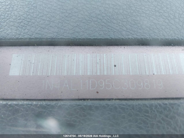 Aukcja sprzedaży 2005 Nissan Altima S/sl, vin: 1N4AL11D95C309819, numer aukcji: 12614704
