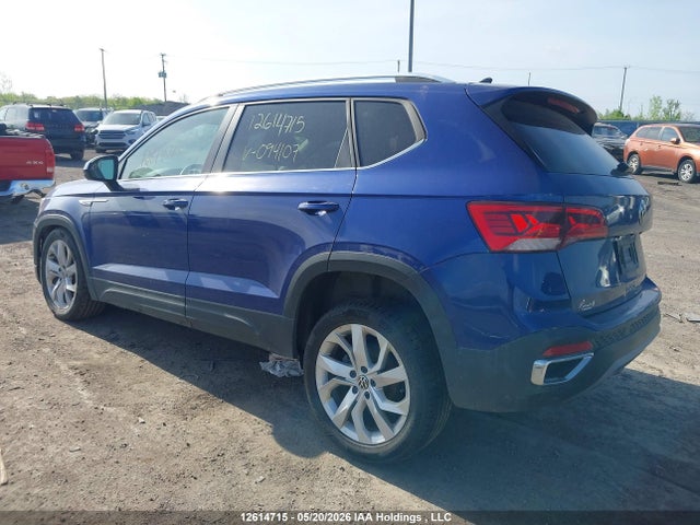Продаж на аукціоні авто 2022 Volkswagen Taos Comfortline, vin: 3VVLX7B25NM094107, номер лоту: 12614715