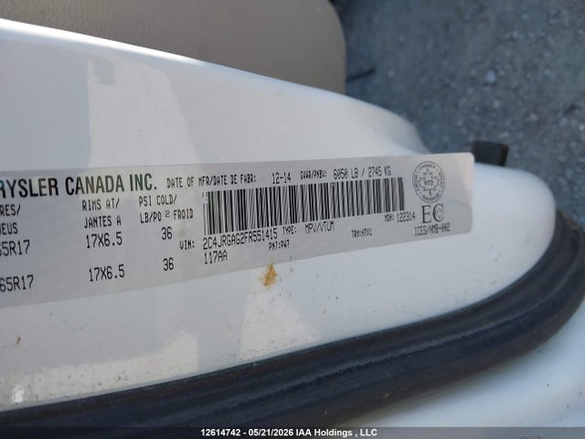 Продаж на аукціоні авто 2015 Ram Tradesman, vin: 2C4JRGAG2FR551415, номер лоту: 12614742