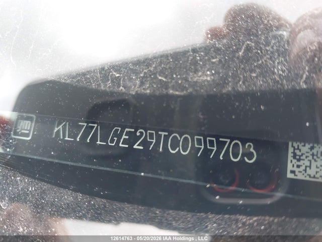 KL77LGE29TC099703 Chevrolet Trax 1rs Fwd