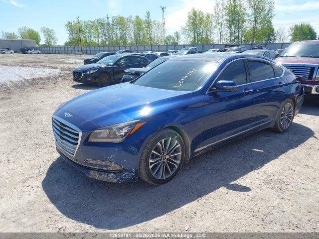 2015 Hyundai Genesis 3.8l მანქანა იყიდება აუქციონზე, vin: KMHGN4JE4FU040726, აუქციონის ნომერი: 12614791