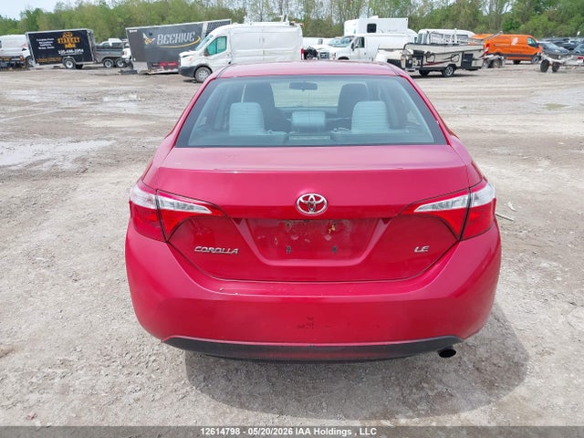 12614798 :رقم المزاد ، 2T1BURHE8GC499714 vin ، 2016 Toyota Corolla L/le/le Pls/prm/s/s Pls مزاد بيع