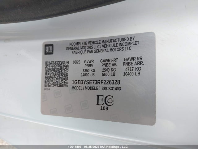 1GB3YSE73RF226328 Chevrolet Silverado 3500hd Chassis Work Truck