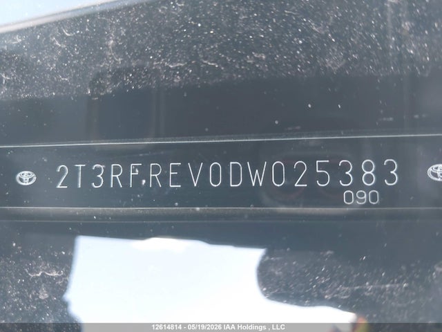 12614814 :رقم المزاد ، 2T3RFREV0DW025383 vin ، 2013 Toyota Rav4 Xle مزاد بيع