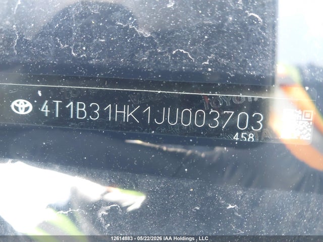 4T1B31HK1JU003703 Toyota Camry Hybrid Le