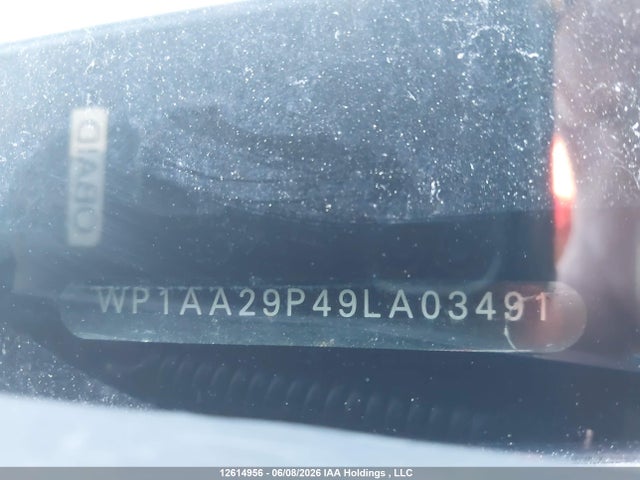 12614956 :رقم المزاد ، WP1AA29P49LA03491 vin ، 2009 Porsche Cayenne مزاد بيع