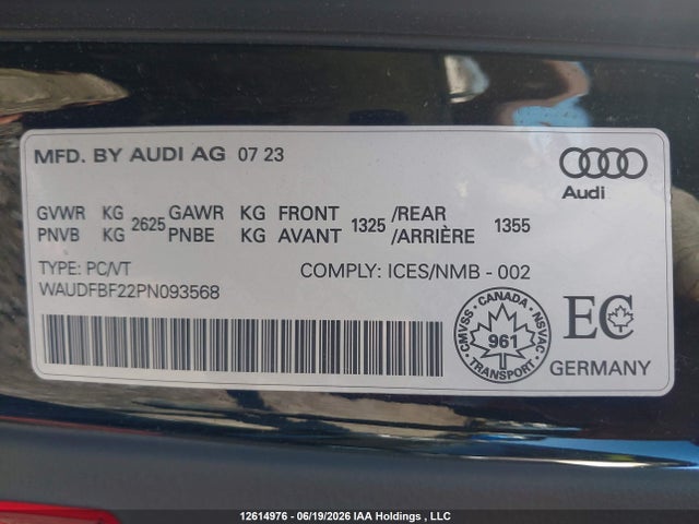 Audi S6 2023 WAUDFBF22PN093568 Image 9