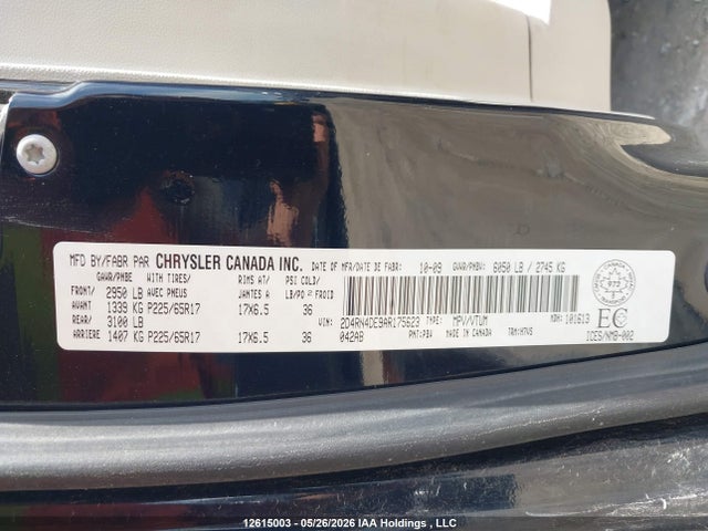 Продажа на аукционе авто 2010 Dodge Grand Caravan Se, vin: 2D4RN4DE9AR175623, номер лота: 12615003