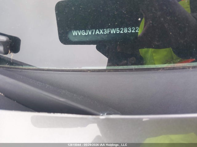 Продаж на аукціоні авто 2015 Volkswagen Tiguan, vin: WVGJV7AX3FW528322, номер лоту: 12615044