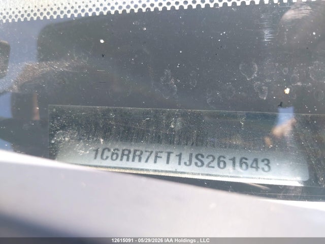 Auction sale of the 2018 Ram 1500 St, vin: 1C6RR7FT1JS261643, lot number: 12615091