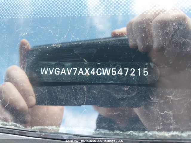 Aukcja sprzedaży 2012 Volkswagen Tiguan 2.0 Tsi Comfortline/2.0 Tsi Trendline, vin: WVGAV7AX4CW547215, numer aukcji: 12608763
