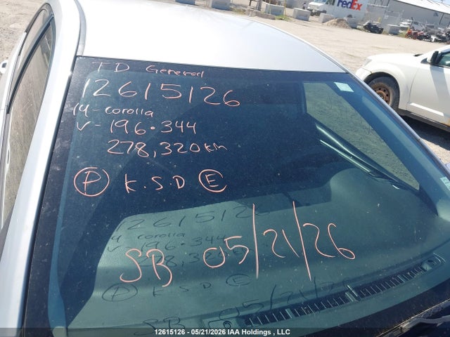 Aukcja sprzedaży 2014 Toyota Corolla Ce, vin: 2T1BURHE2EC196344, numer aukcji: 12615126