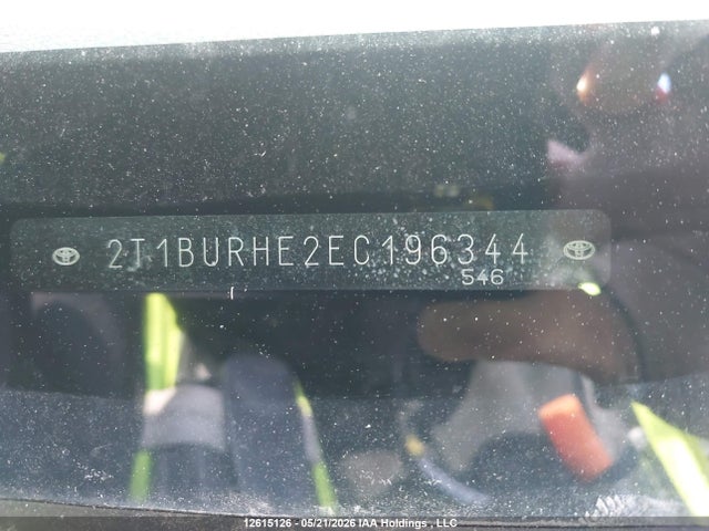 Aukcja sprzedaży 2014 Toyota Corolla Ce, vin: 2T1BURHE2EC196344, numer aukcji: 12615126