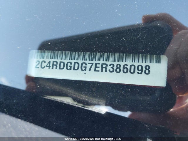 2014 Dodge Grand Caravan მანქანა იყიდება აუქციონზე, vin: 2C4RDGDG7ER386098, აუქციონის ნომერი: 12615139