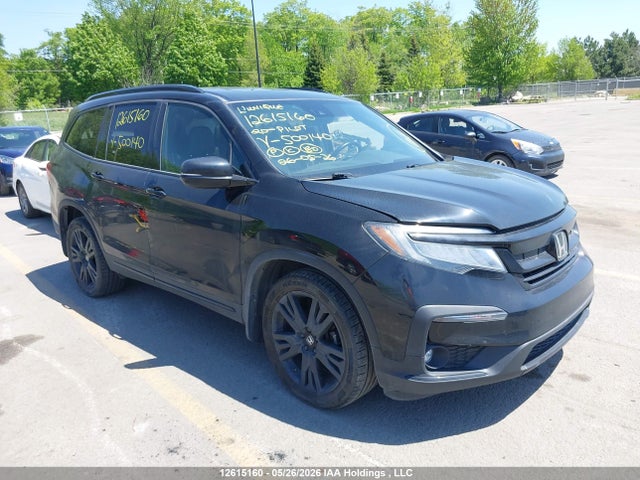 12615160 :رقم المزاد ، 5FNYF6H07LB500140 vin ، 2020 Honda Pilot Black Edition مزاد بيع