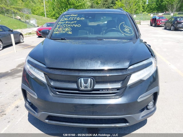 12615160 :رقم المزاد ، 5FNYF6H07LB500140 vin ، 2020 Honda Pilot Black Edition مزاد بيع
