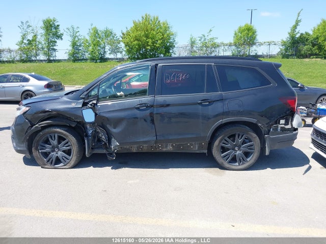 12615160 :رقم المزاد ، 5FNYF6H07LB500140 vin ، 2020 Honda Pilot Black Edition مزاد بيع