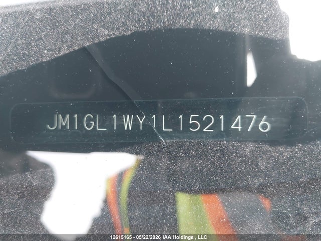 2020 Mazda 6 Grand Touring Reserve მანქანა იყიდება აუქციონზე, vin: JM1GL1WY1L1521476, აუქციონის ნომერი: 12615165