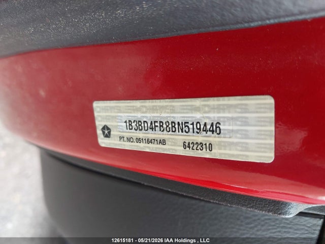 Продаж на аукціоні авто 2011 Dodge Avenger Express, vin: 1B3BD4FB8BN519446, номер лоту: 12615181