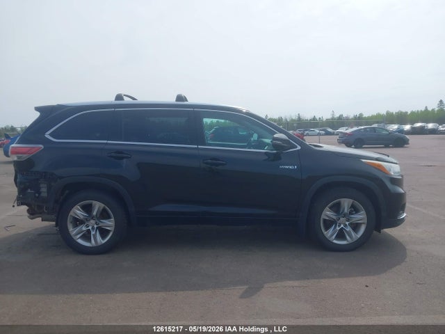 2014 Toyota Highlander Hybrid Limited მანქანა იყიდება აუქციონზე, vin: 5TDDCRFH2ES005019, აუქციონის ნომერი: 12615217