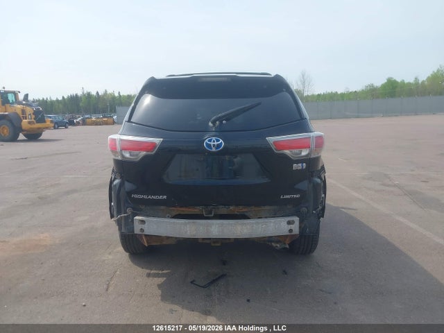 2014 Toyota Highlander Hybrid Limited მანქანა იყიდება აუქციონზე, vin: 5TDDCRFH2ES005019, აუქციონის ნომერი: 12615217