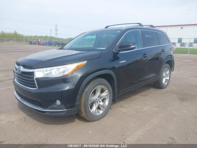 2014 Toyota Highlander Hybrid Limited მანქანა იყიდება აუქციონზე, vin: 5TDDCRFH2ES005019, აუქციონის ნომერი: 12615217