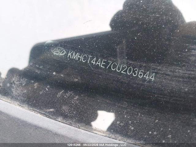 12615266 :رقم المزاد ، KMHCT4AE7CU203644 vin ، 2012 Hyundai Accent Gls/gs مزاد بيع