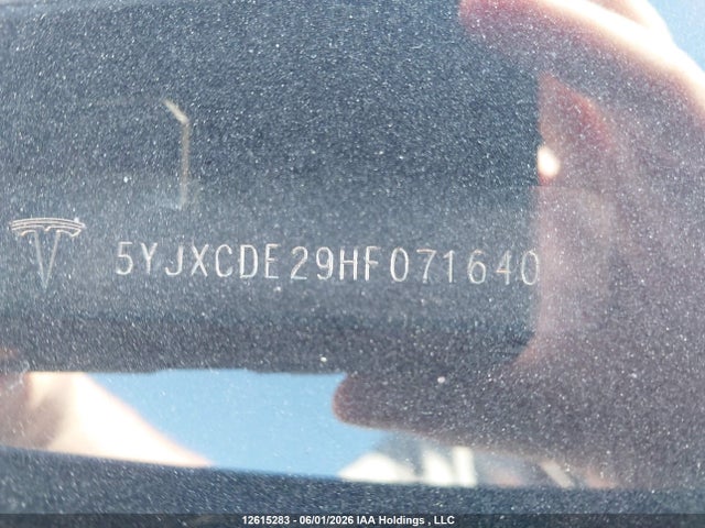 Продаж на аукціоні авто 2017 Tesla Model X, vin: 5YJXCDE29HF071640, номер лоту: 12615283