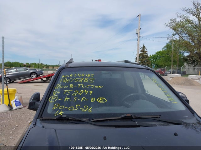 Продажа на аукционе авто 2008 Hyundai Tucson Gls, vin: KM8JM12B88U752249, номер лота: 12615285