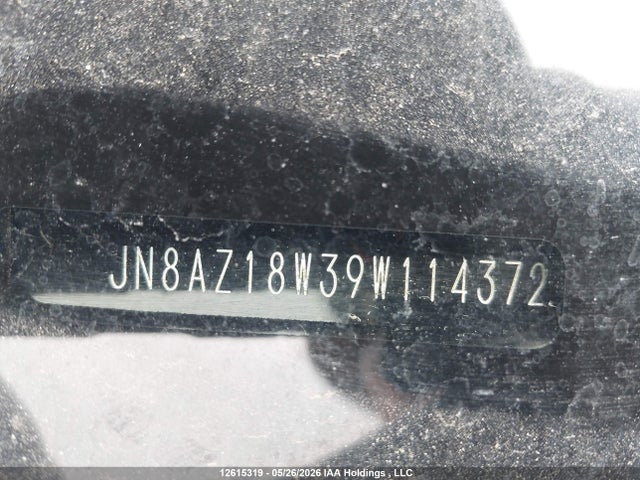 Aukcja sprzedaży 2009 Nissan Murano S/sl/le, vin: JN8AZ18W39W114372, numer aukcji: 12615319
