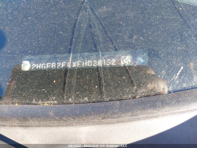 Aukcja sprzedaży 2014 Honda Civic Lx, vin: 2HGFB2F4XEH026152, numer aukcji: 12615327