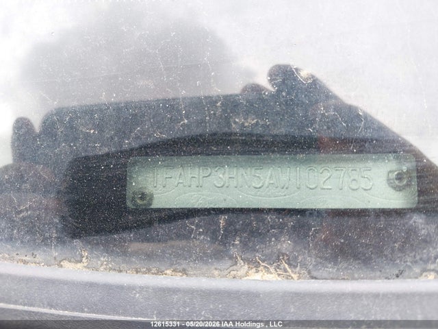 2010 Ford Focus Sel მანქანა იყიდება აუქციონზე, vin: 1FAHP3HN5AW102785, აუქციონის ნომერი: 12615331