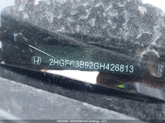 Aukcja sprzedaży 2016 Honda Civic Touring, vin: 2HGFC3B92GH426813, numer aukcji: 12615340