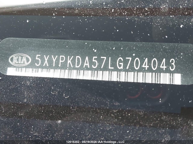 Aukcja sprzedaży 2020 Kia Sorento Sx, vin: 5XYPKDA57LG704043, numer aukcji: 12615352
