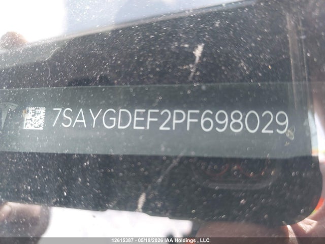 Aukcja sprzedaży 2023 Tesla Model Y Performance, vin: 7SAYGDEF2PF698029, numer aukcji: 12615387