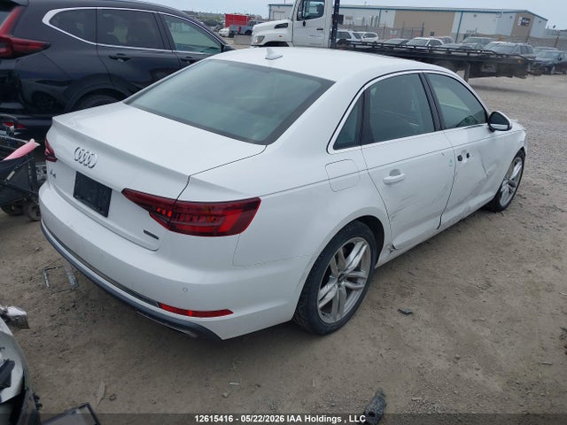 2019 Audi A4 მანქანა იყიდება აუქციონზე, vin: WAUCNAF40KA010438, აუქციონის ნომერი: 12615416