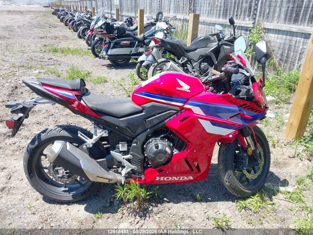 12615451 :رقم المزاد ، MLHPC7065S5100021 vin ، 2025 Honda Cbr500 Ra مزاد بيع