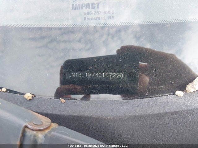 12615455 :رقم المزاد ، JM1BL1V74C1572201 vin ، 2012 Mazda 3 I مزاد بيع