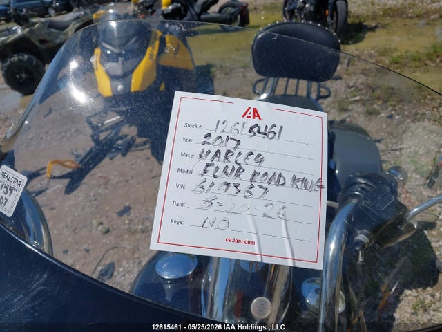 12615461 :رقم المزاد ، 5HD1FBCA0HB619367 vin ، 2017 Harley-davidson Flhr Road King مزاد بيع