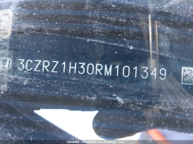 12615485 :رقم المزاد ، 3CZRZ1H30RM101349 vin ، 2024 Honda Hr-v مزاد بيع