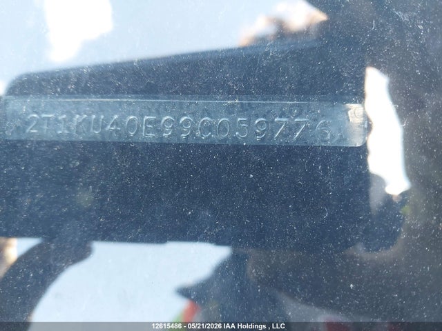 Продаж на аукціоні авто 2009 Toyota Matrix, vin: 2T1KU40E99C059776, номер лоту: 12615486