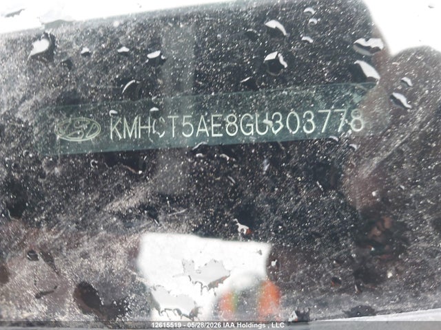KMHCT5AE8GU303778 Hyundai ACCENT SE