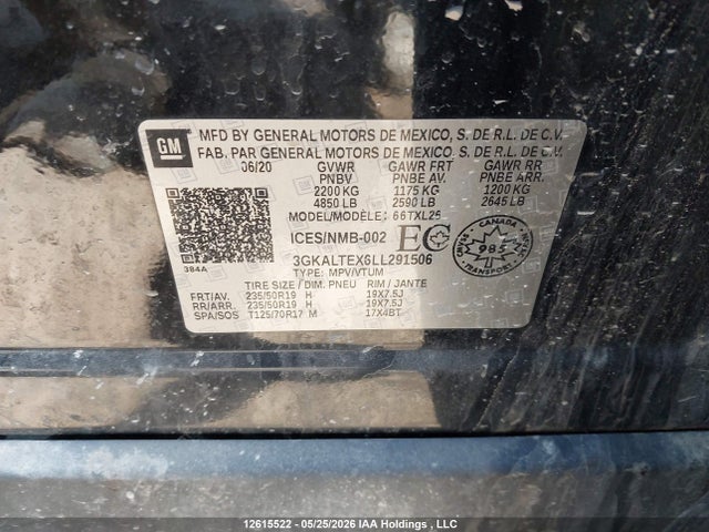 3GKALTEX6LL291506 GMC Terrain Sle