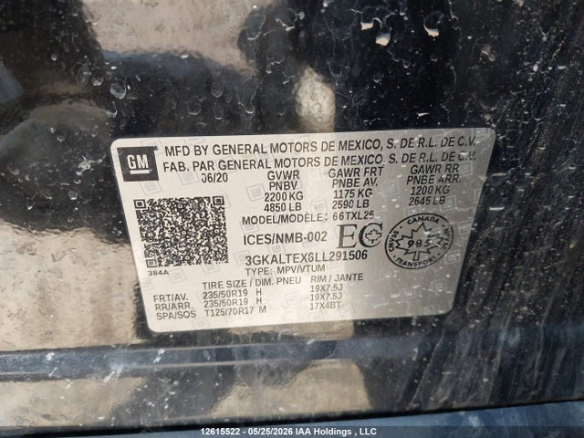 3GKALTEX6LL291506 GMC Terrain Sle
