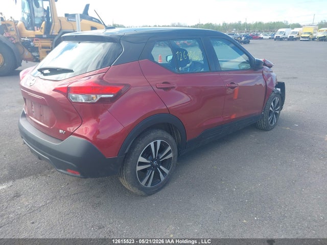 12615523 :رقم المزاد ، 3N1CP5CU3KL554601 vin ، 2019 Nissan Kicks S/sr/sv مزاد بيع