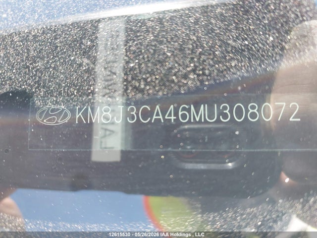 Продажа на аукционе авто 2021 Hyundai Tucson, vin: KM8J3CA46MU308072, номер лота: 12615530