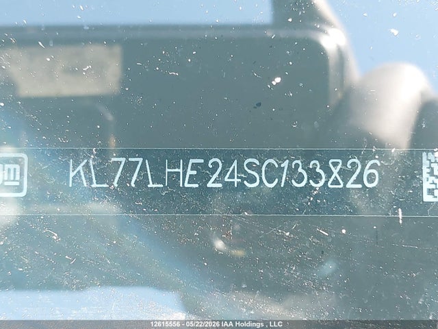 12615556 :رقم المزاد ، KL77LHE24SC133826 vin ، 2025 Chevrolet Trax 1lt مزاد بيع